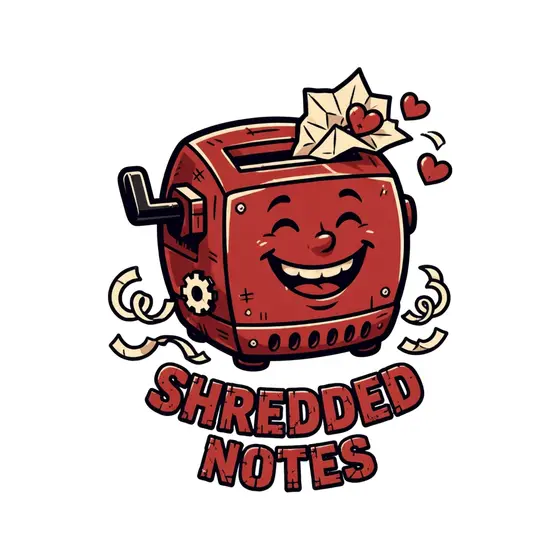 Laughing Red Shredder Mid-Bite