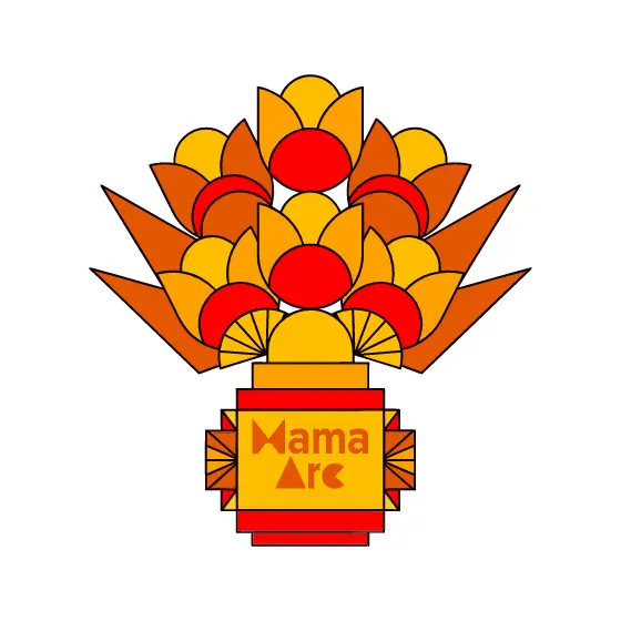Fan-Petaled Bouquet in Yellow and Red