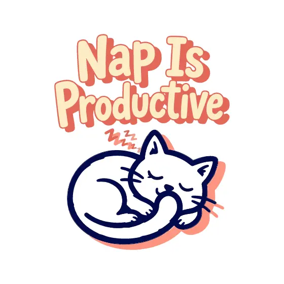 Cream Nap Is Productive Cat