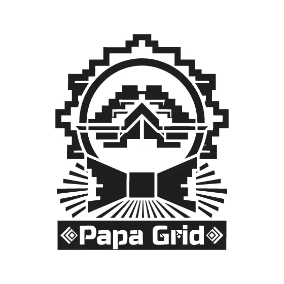 Stepped Gear Badge With Rays