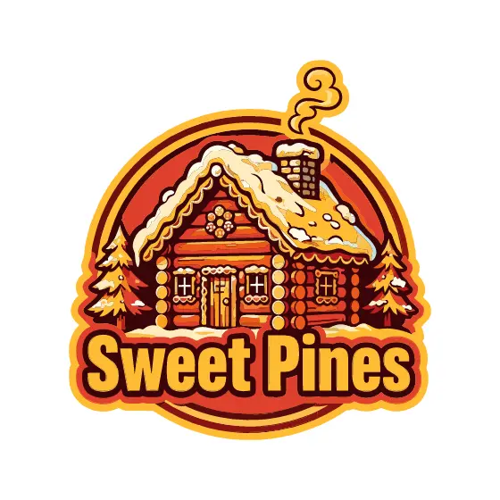 Gingerbread Cabin Round Park Badge