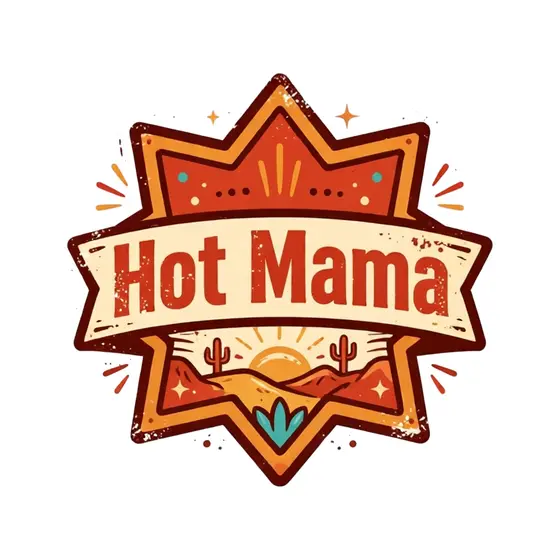 Hot Mama Star Badge