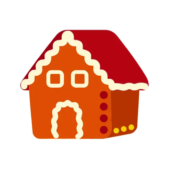 Gingerbread House With Icing Trim