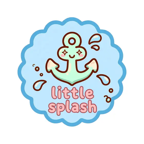 Mint Anchor Splash Badge