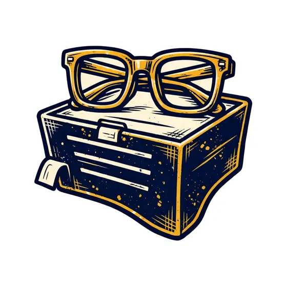Oversized Glasses on Sagging Tray