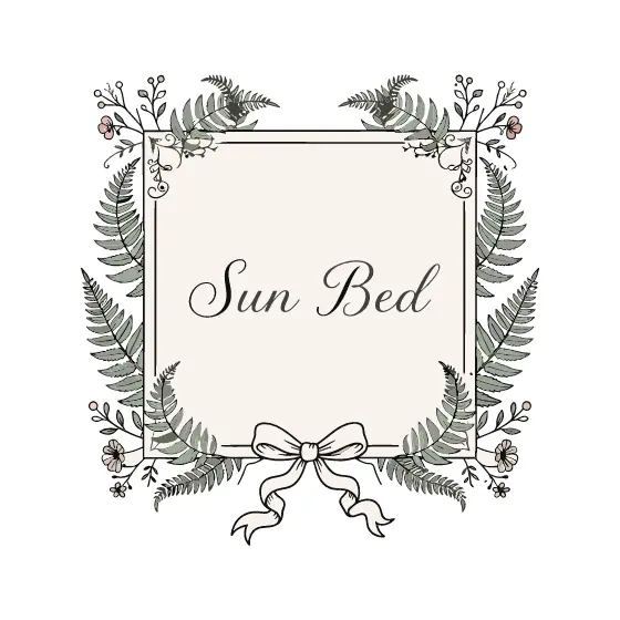 Sun Bed Fern Frame With Script