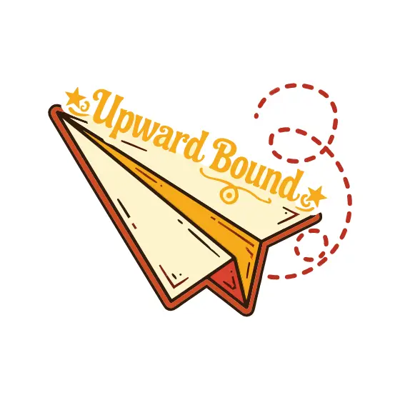 Mustard Paper Airplane With Red Dashed Loops