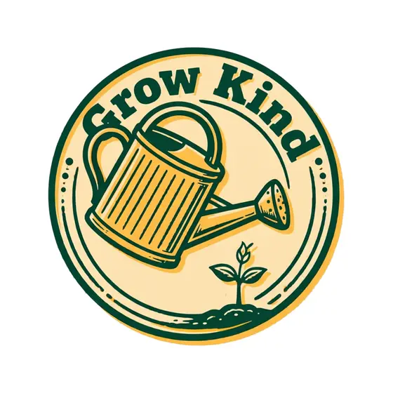 Watering Can Badge With Grow Kind Arc