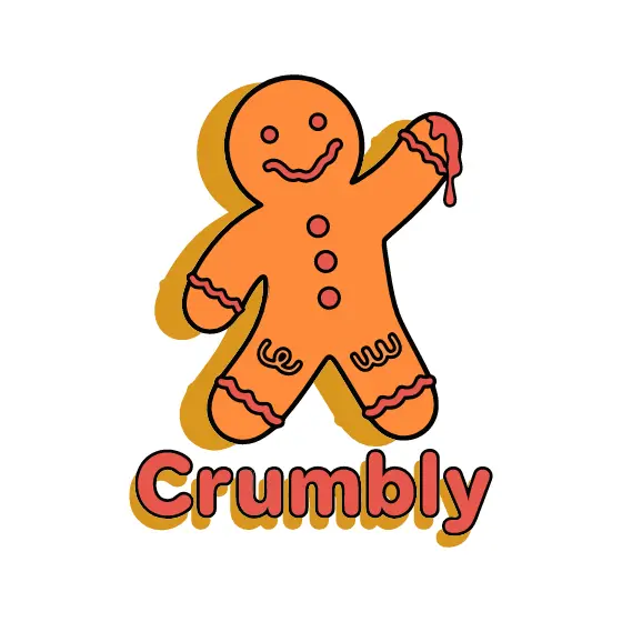 Smiling Gingerbread Man With Icing Drip