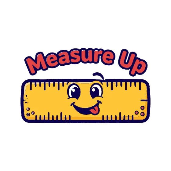 Smiling Yellow Ruler With Measure Up