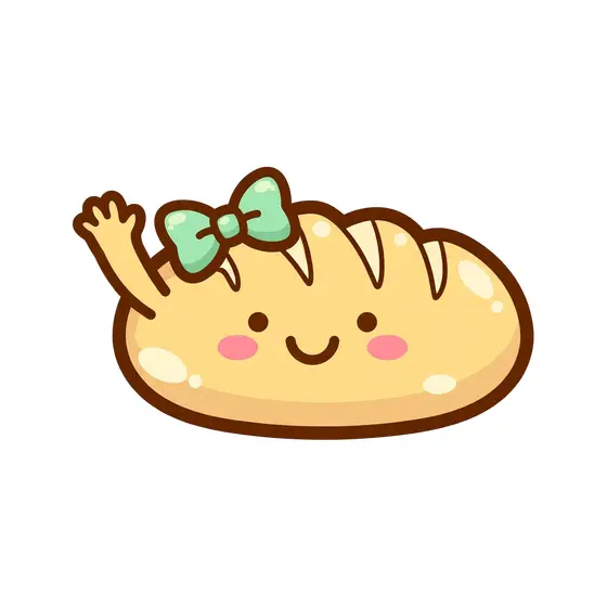 Baguette Waving From Side Angle