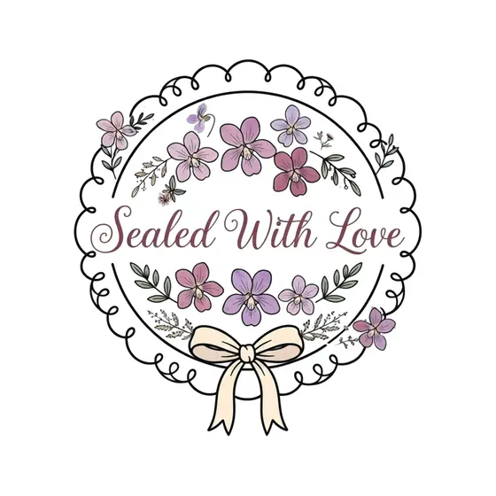 Sealed With Love Violet Wreath